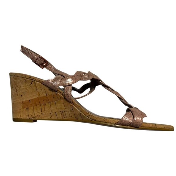 Donald J. Pliner Jooli Pink Metallic Sandals Size 9 - Picture 6 of 8